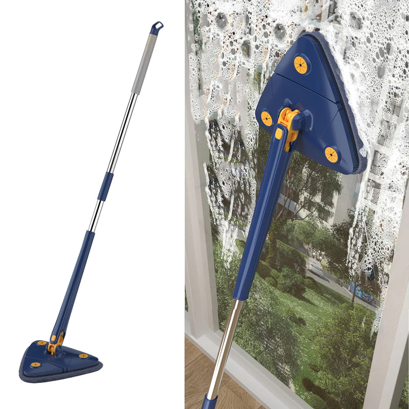 CLEANING MASTER - Mocio triangolare per pulizie stellari multi-superficie!